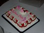 A cake to celebrate a baby girl